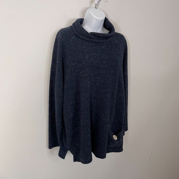 Coldwater Creek Womens LAGENLOOK Funnel Neck Tunic Sweater Medium Cozy Artsy - Picture 8 of 11